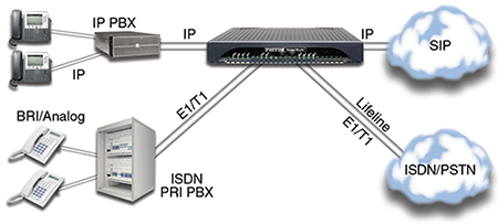 SmartNode 5570  enterprise session border controller (eSBC) and router